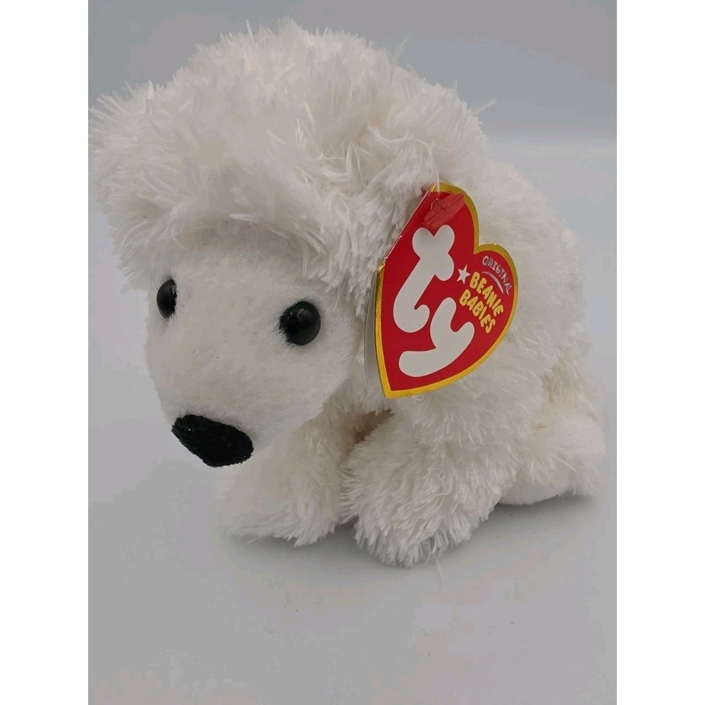 TY FROSTINESS the POLAR BEAR BEANIE BABY - Retired W/tags